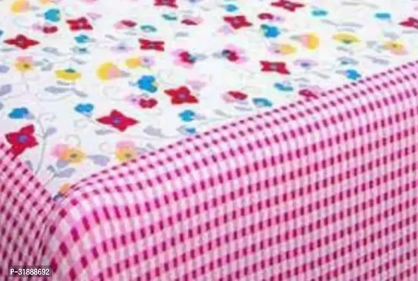 Comfortable Multicoloured Cotton Printed 1 Bedsheet + 2 Pillowcovers-thumb2