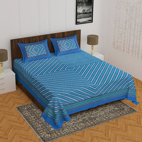 Cotton Printed Double Bedsheets Vol 4