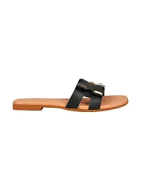 TRYME Comfortable Fashionable Stylish Flat Sandal For Women's And Girls-thumb4