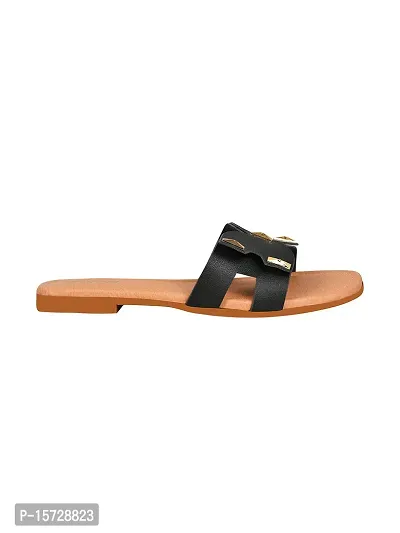 TRYME Comfortable Fashionable Stylish Flat Sandal For Women's And Girls-thumb5