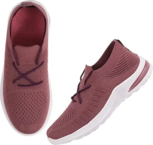 Try Me Walking Shoes for Women Casual Sneaker Walkng Slip-On Shoes with Breathable Light Weight with Memory Foam Insole Casual Shoes for Women' Girl's