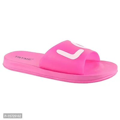 TRYME Soft Comfortable Kids Stylish Fancy SlipOn Slippers Flip Flop Slipper For Kids Girls-thumb2