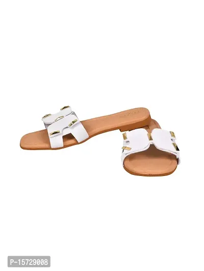 TRYME Comfortable Fashionable Stylish Flat Sandal For Women's And Girls-thumb3