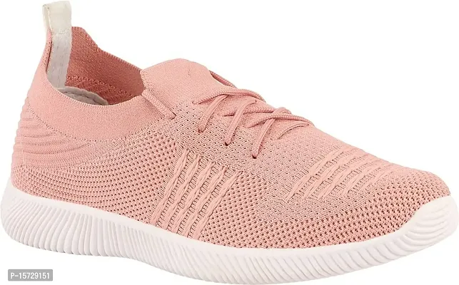 Try Me Women's Trendy Casual Sneaker Shoes Lightweight Soft  Comfortable with Extra Cushion Lace-Up Shoes for Women's  Girl's-thumb0