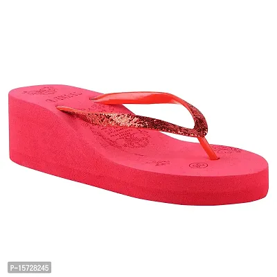 TRYME 108 Red Fancy Women Slippers