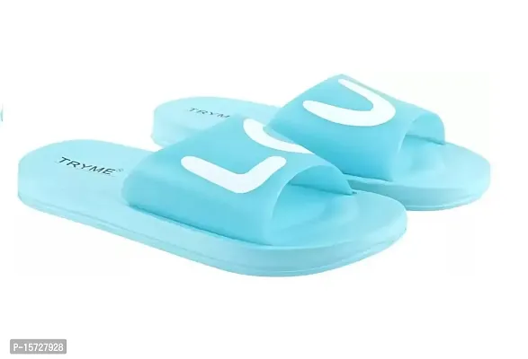 Sky Blue Flip Flop Slippers   Flip Flops For Women-thumb0