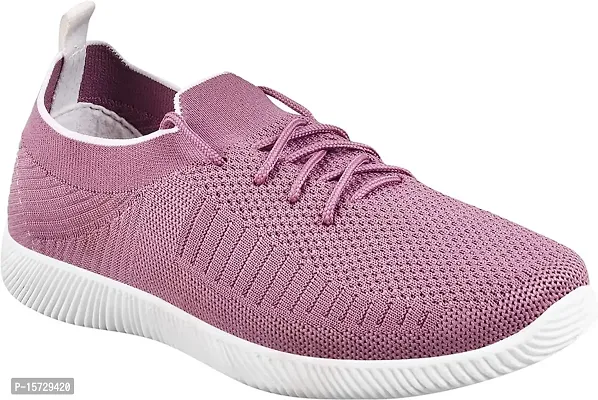 Try Me Women's Trendy Casual Sneaker Shoes Lightweight Soft  Comfortable with Extra Cushion Lace-Up Shoes for Women's  Girl's