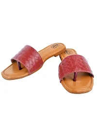 TRYME Fashionable And Comfortable Stylish Ethnic Flat Sandal For Women's And Girls-thumb3