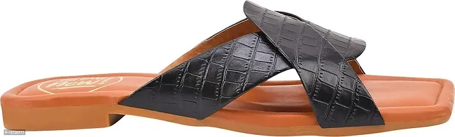 Try Me Stylish comfort Trending Flat Fashion sandal Padded Bottom Slipper-thumb5