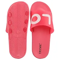 TRYME Slip On Slippers Flip Flop For Women And Girls-thumb1