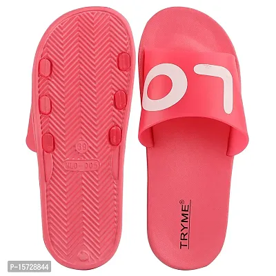 TRYME Slip On Slippers Flip Flop For Women And Girls-thumb2