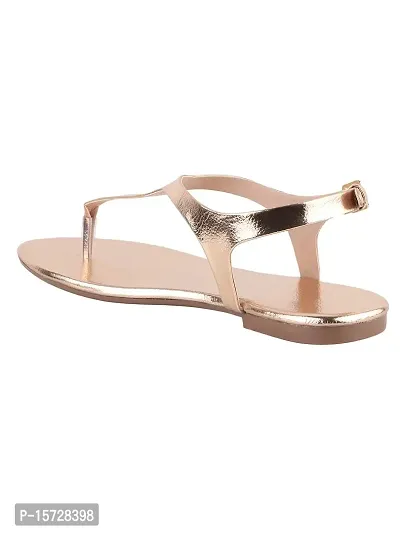 Try Me Flat Sandal  Slipper For Women's and Girl's Stylish and Comfortable Wedges Sandals For Casual Wear  Formal Wear Occasions-thumb4