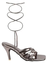 TRYME Stylish Fashionable Ethnic 2 Inch Stiletto Heel Sandal For Women's And Girls-thumb3