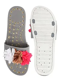 TRYME Comfortable Stylish Flat Sandal for Girls-thumb4