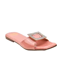 TRYME Fashionable And Comfortable Stylish Flat Sandal For Women's And Girls-thumb3