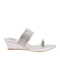 TRYME Fashionable Stylish Ethnic Heel Sandal Wedges Sandal Sandal For Womens And Girls-thumb4