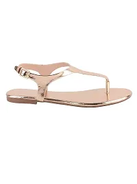 Try Me Flat Sandal  Slipper For Women's and Girl's Stylish and Comfortable Wedges Sandals For Casual Wear  Formal Wear Occasions-thumb4