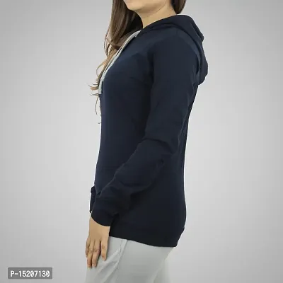 Ayvina Women's Full Sleeve Hooded Neck T Shirt-thumb3