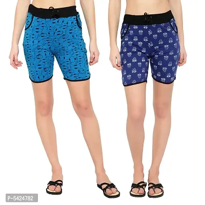 Cotton Shorts For Girls/Women Combo Pack Of 2