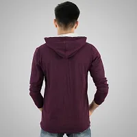 Ayvina Men's Cotton Full Sleeves Hooded T-Shirt Sweatshirt Pack of 2-thumb1