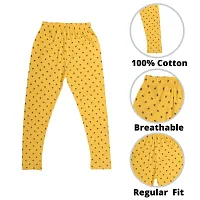 Ayvina Super Soft and Comfortable Cotton Printed Leggings for Kids Girls Combo Pack of 3-thumb3