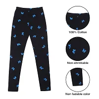 Ayvina Girls Regular fit Super Soft Cotton Printed Leggings|Girls' Regular Fit Pants| Girl's Regular Fit Cotton Leggings Pack of 3-thumb4