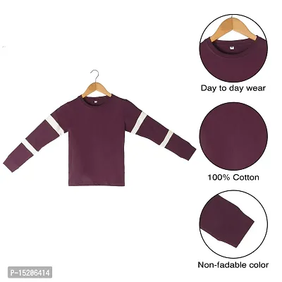 Ayvina Boys Regular Fit Fullsleeve Cotton Tshirt | Full Sleeves Sweatshirt for Boys and Girls-thumb4