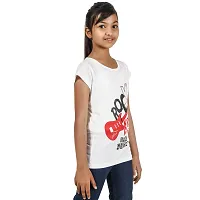 Ayvina Girls Regular Fit Half Sleeves Tshirt Combo Pack of 2-thumb2