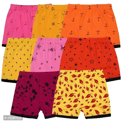 Ayvina Bloomers for Girls Boys Baby Briefs Printed Kids Innerwear Short Pants Underpants Knickers with Soft Elastic | Cotton Bloomer for Boys and Girls Pack of 5-thumb0