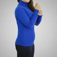 Ayvina Women's Cotton Rib Warm Full Sleeves High Neck/Inner/Sweatshirt/Sweater for Winters-thumb4