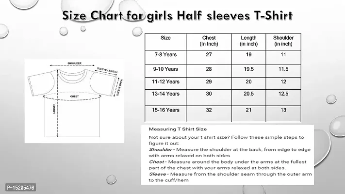 Ayvina Girls Regular Fit Half Sleeves Tshirt Combo Pack of 2-thumb5