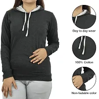 Ayvina Women's Full Sleeve Hooded Neck T Shirt-thumb4