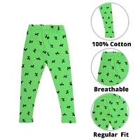 Ayvina Super Soft and Comfortable Cotton Printed Leggings for Kids Girls Combo Pack of 3-thumb3