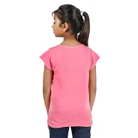 Ayvina Girls Regular Fit Half Sleeves Tshirt Combo Pack of 2-thumb1