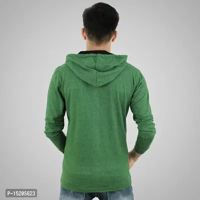 Ayvina Men's Cotton Full Sleeves Hooded T-Shirt Sweatshirt Pack of 2-thumb2