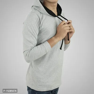 Ayvina Men's Cotton Full Sleeves Hooded T-Shirt Sweatshirt Pack of 2-thumb3