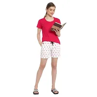 AYVINA Women Shorts with Pockets Elastic Waistband Regular Stylish Night Wear Cotton Super Soft Comfortable (S to 2XL Size)-thumb4