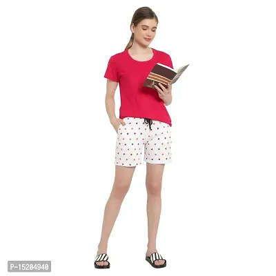 AYVINA Women Shorts with Pockets Elastic Waistband Regular Stylish Night Wear Cotton Super Soft Comfortable (S to 2XL Size)-thumb5