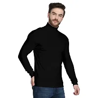 Ayvina Men's Winter Wear Cotton High Neck Full Sleeves T-Shirt|Men's Cotton Turtle Neck Sweater-thumb3