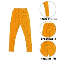 Ayvina Super Soft and Comfortable Cotton Printed Leggings for Kids Girls Combo Pack of 3-thumb3