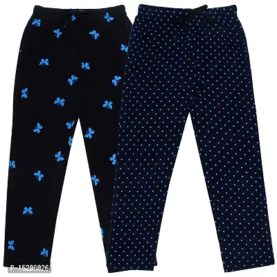 Ayvina Boy's Regular Fit Track Pants, Pajamas and Lowers for Kids|Boy's Regular Fit Cotton Track Pants Combo Pack Of 2-thumb0