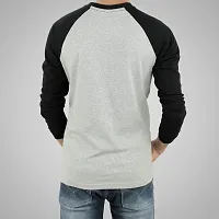 Ayvina Regular fit Solid Men's Henley Neck Full Sleeve Cotton Blend T Shirts Pack of 2-thumb1