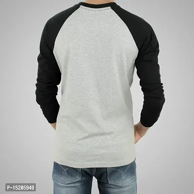 Ayvina Regular fit Solid Men's Henley Neck Full Sleeve Cotton Blend T Shirts Pack of 2-thumb2