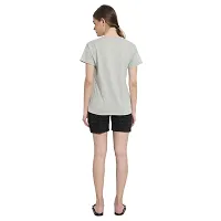 AYVINA Women Shorts Combo Pack of 2 with Pockets Elastic Waistband Regular Stylish Night Wear Cotton Super Soft Comfortable (S to 2XL Size)-thumb1
