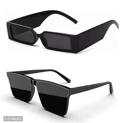 Fabulous Plastic Sunglasses For Men Pack Of 2