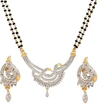 Stylish Golden Brass  Jewellery Set For Girls  Women-thumb1