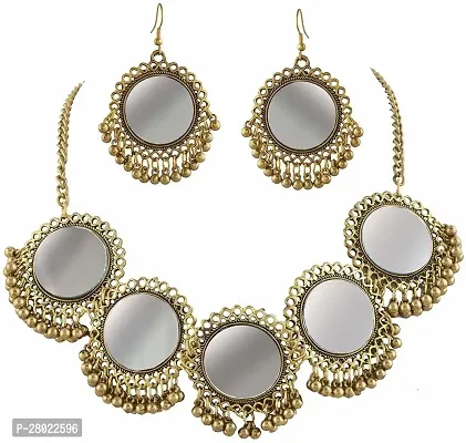 Stylish Silver Brass  Jewellery Set For Girls  Women-thumb0
