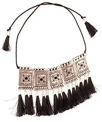 Stylish Black Alloy Beads Jewellery Set For Women-thumb1