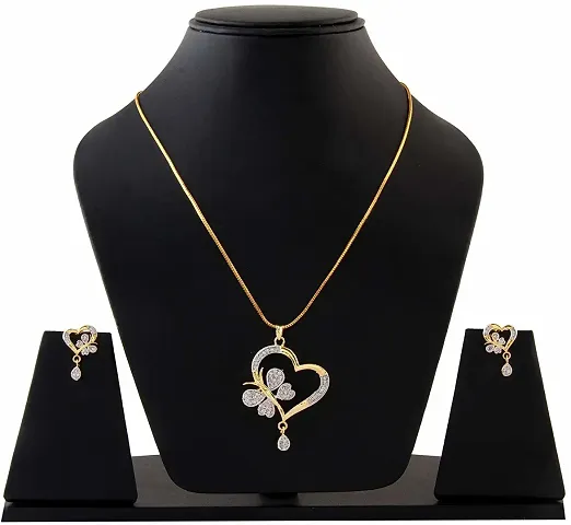 WitaMY Alloy Gold Plated Jewel Set For Women (Gold)