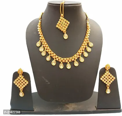 Stylish Bronze Brass  Jewellery Set For Girls  Women